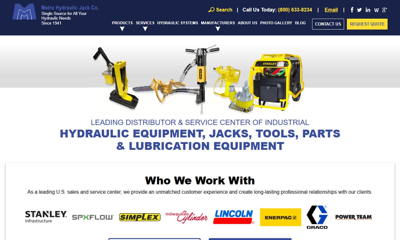 Metro Hydraulic Jack Co. Metro Hydraulic Jack Co.